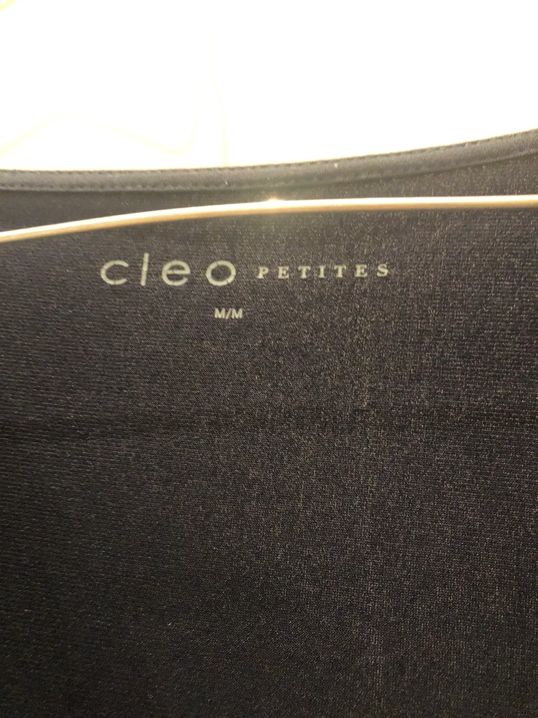 Cleo Petites Black Top - Size M/M - photo 2