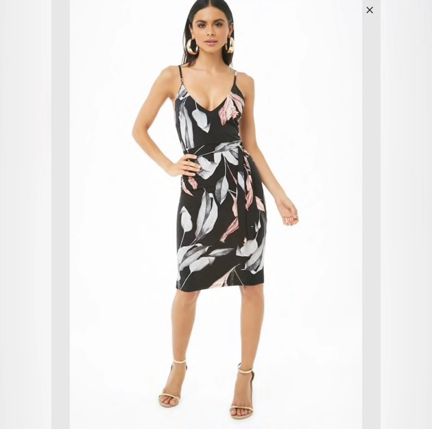 Tropical Floral Print Dress - photo 2