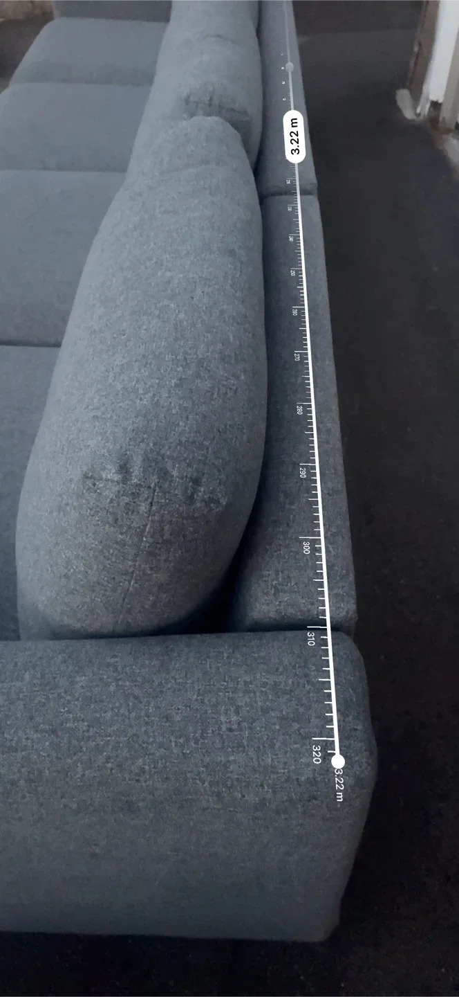 Ikea Grey Sectional Sofa with Chaise Lounge image indicator(8)