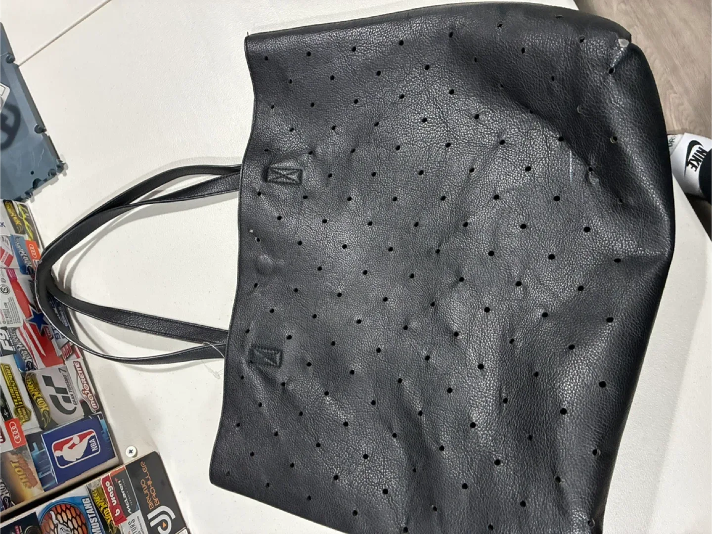 Black Tote Bag thumbnail