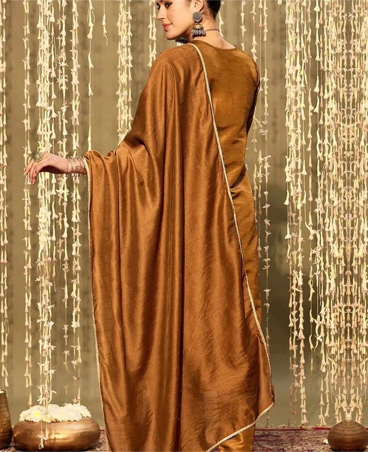 Brown Salwar Kameez Suit image indicator(2)