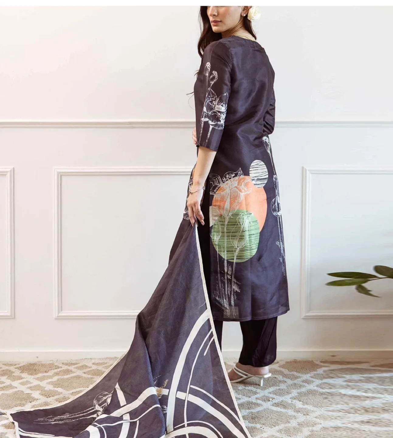 Floral Print Kurti Dress image indicator(3)