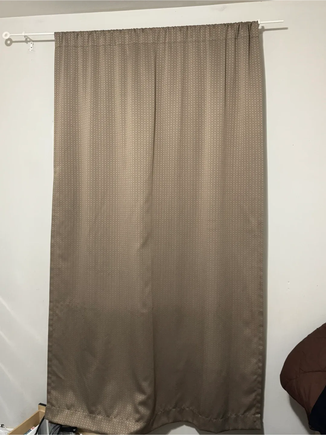Brown Patterned Curtain image indicator(2)