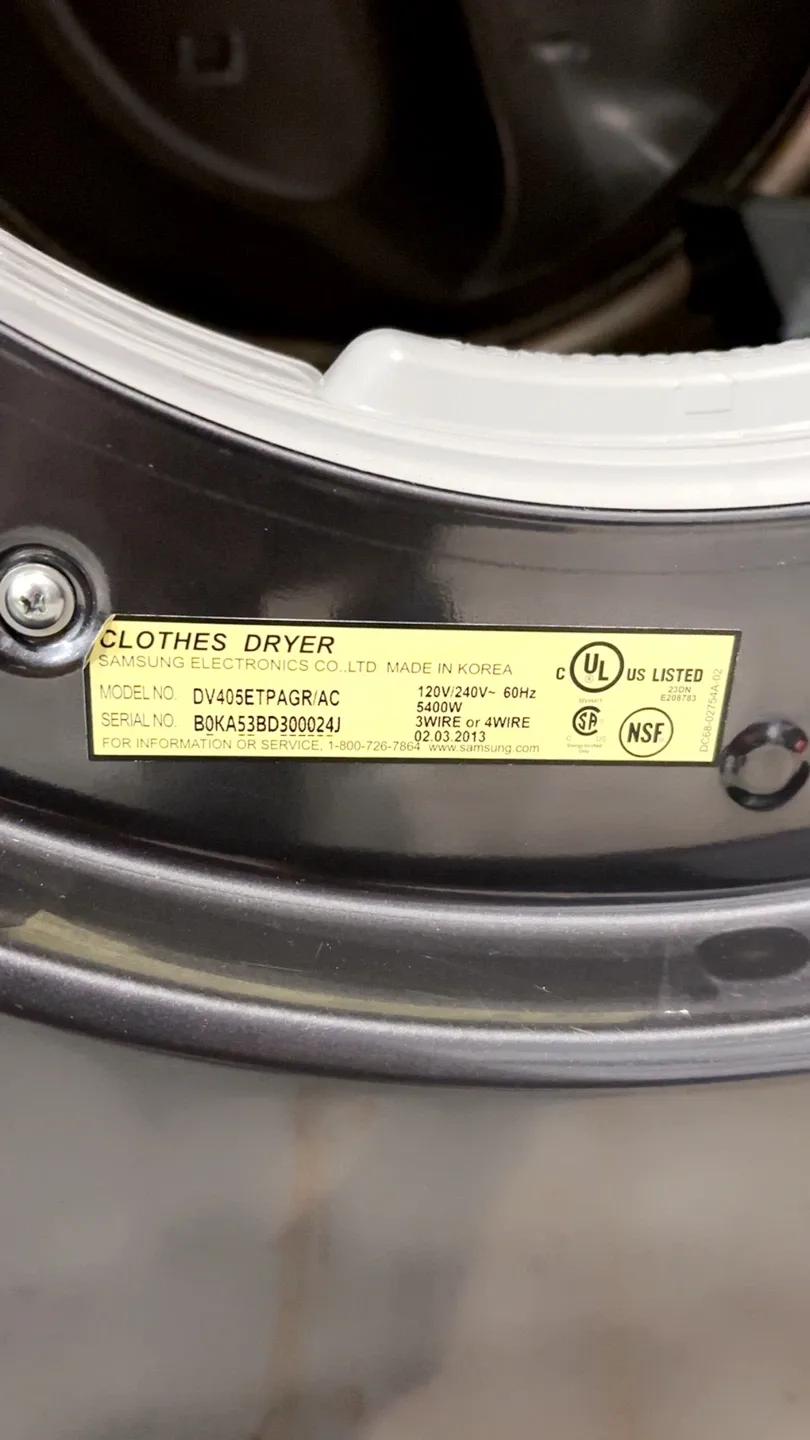 Samsung Clothes Washer & Dryer Set image indicator(5)