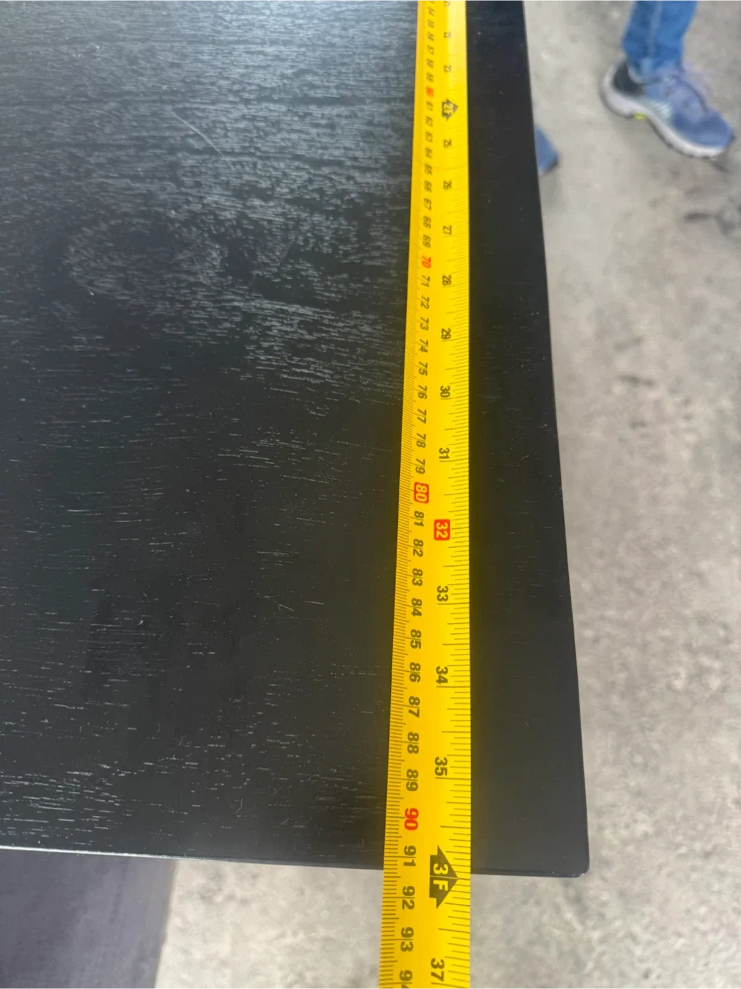 Ikea Black Dining Table with 4 Grey Velvet Chairs image indicator(8)