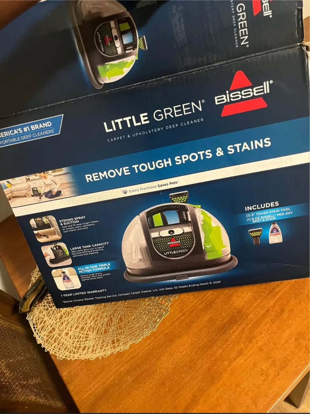 New Bissell Little Green Carpet Cleaner thumbnail