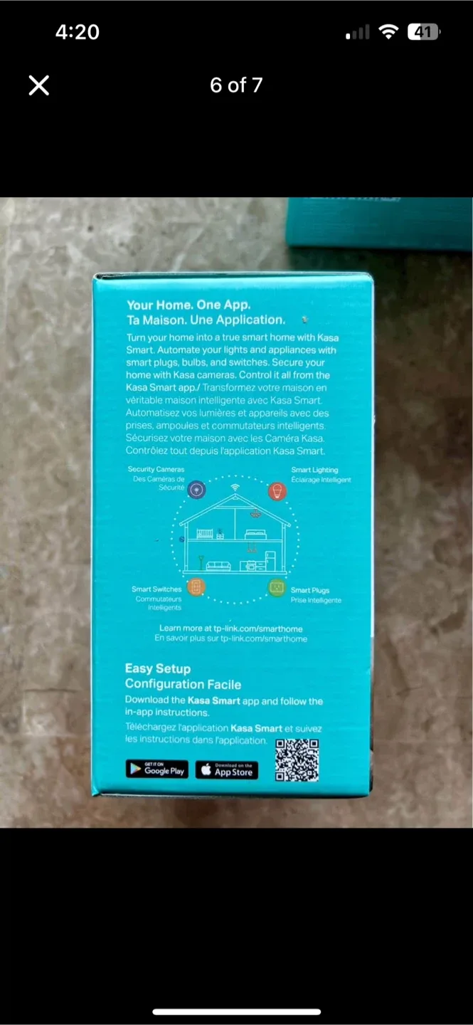 New - Qolsys IQ Panel 4 NS & Kasa Smart Wi-Fi Plugs image indicator(5)