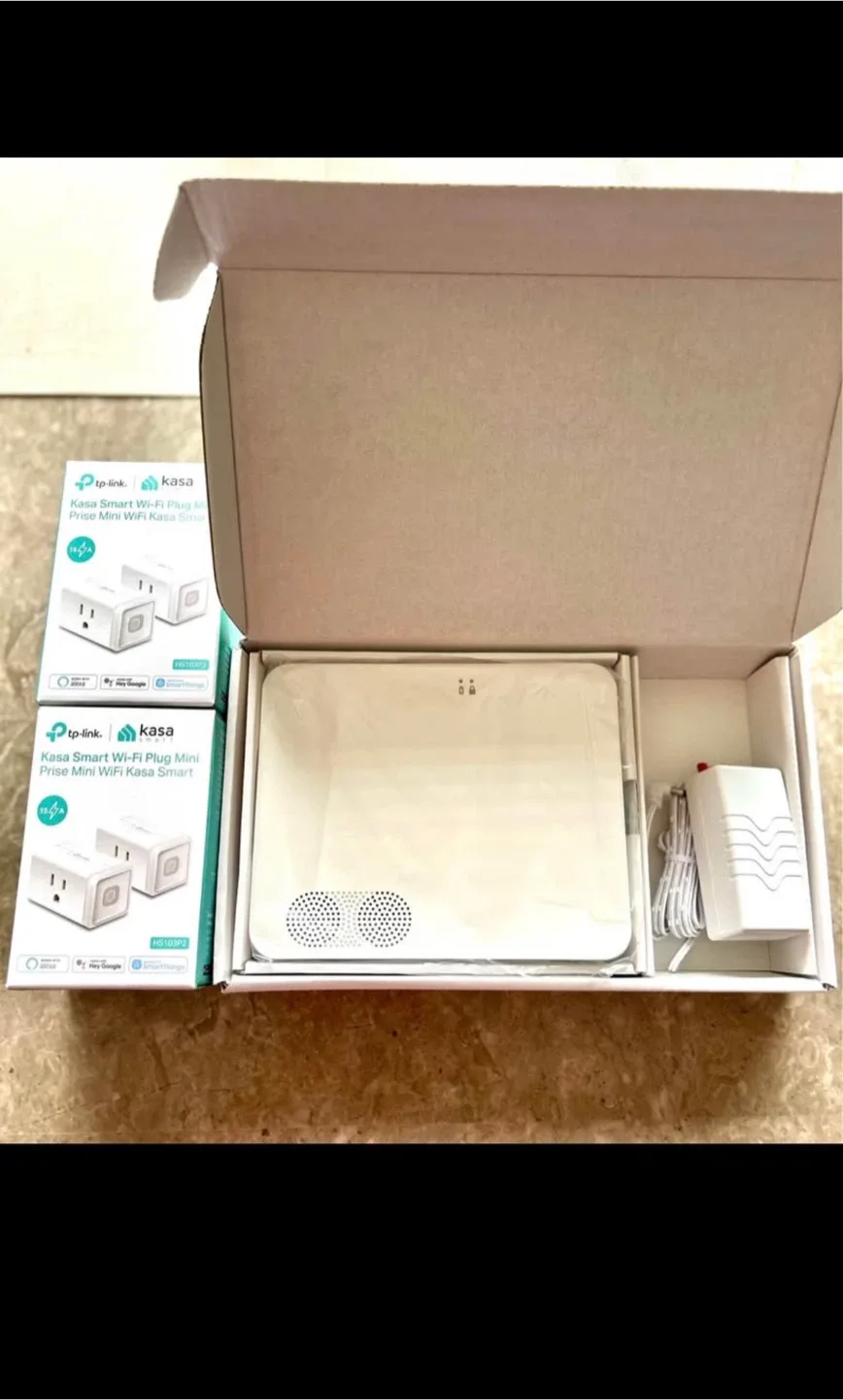 New - Qolsys IQ Panel 4 NS & Kasa Smart Wi-Fi Plugs image indicator(2)