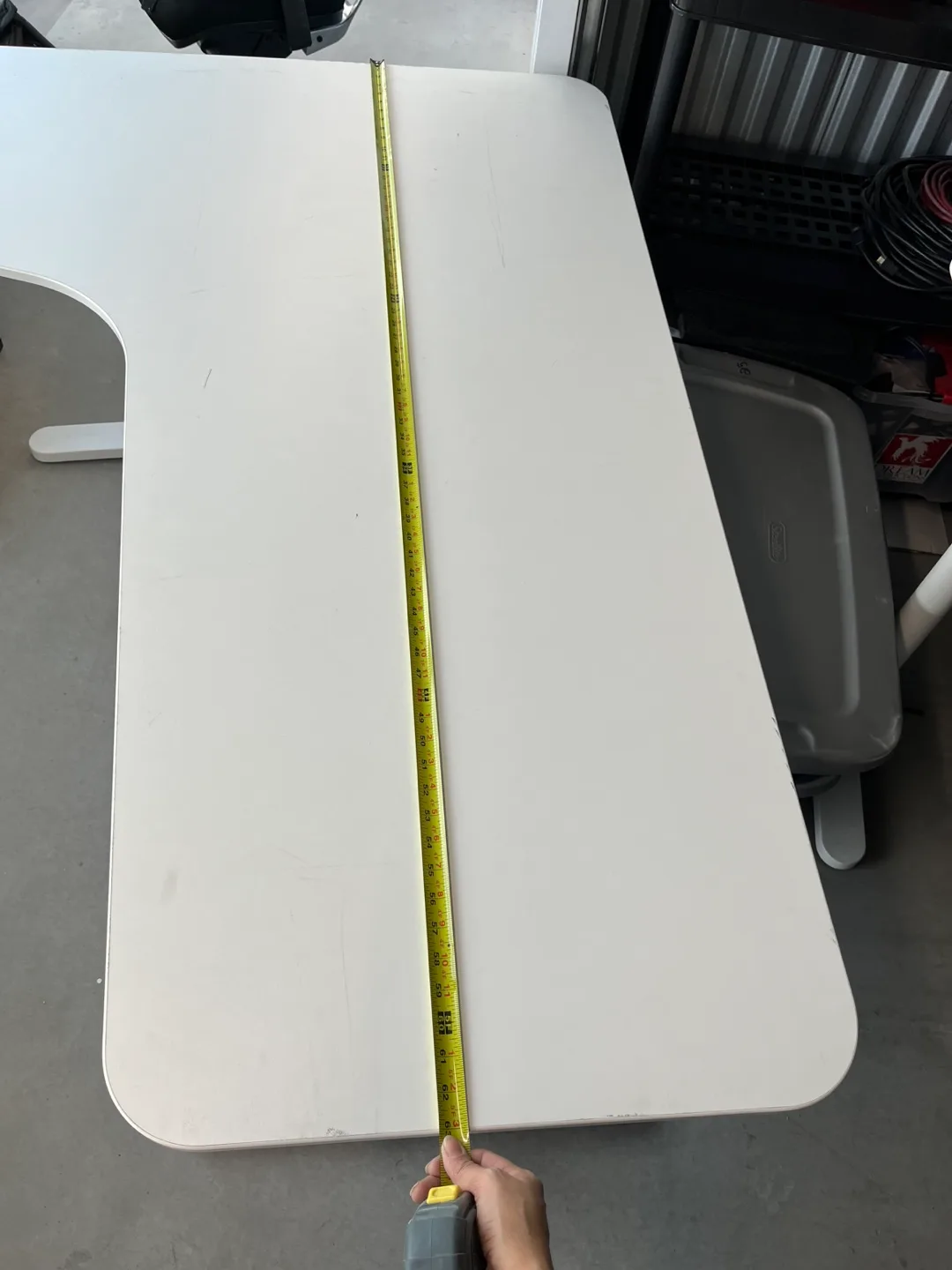 White Corner Desk - 47x31 inches image indicator(4)