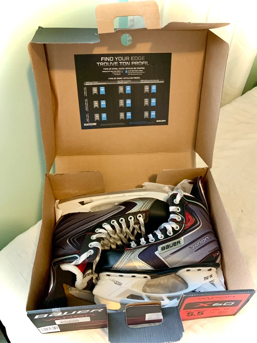 Bauer Vapor X60 Skates (Size: 5.5 D) - EXCELLENT condition image indicator(7)