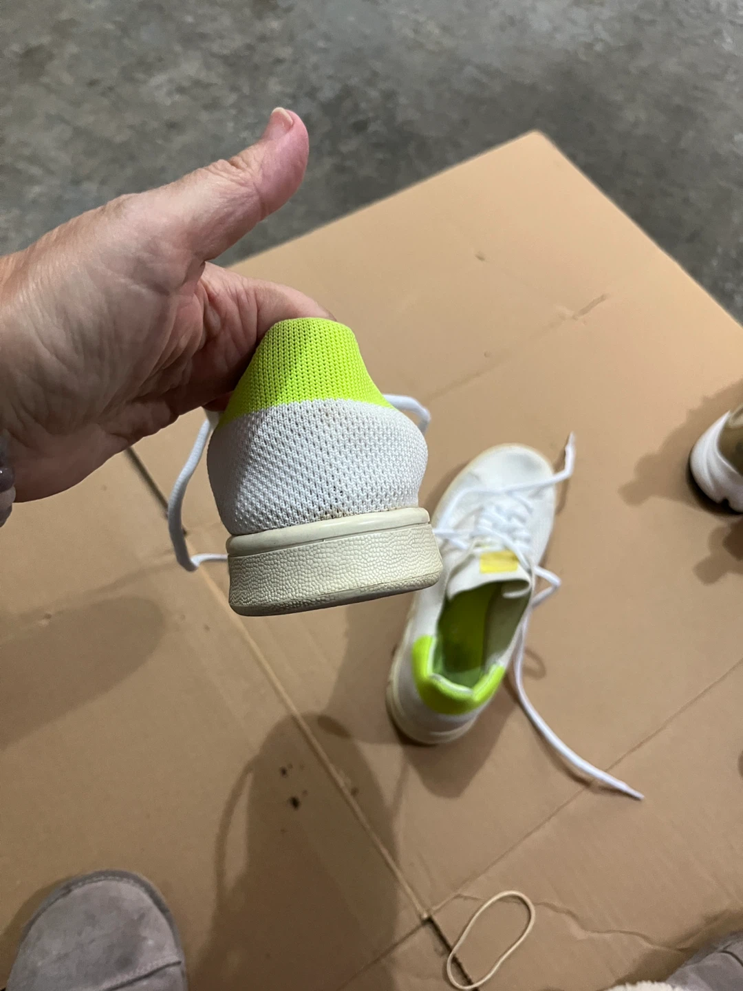 Adidas Stan Smith White/Green Sneakers - photo 4