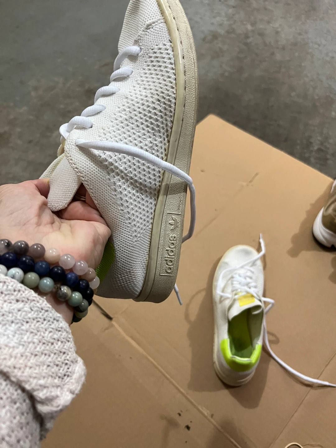 Adidas Stan Smith White/Green Sneakers - photo 3