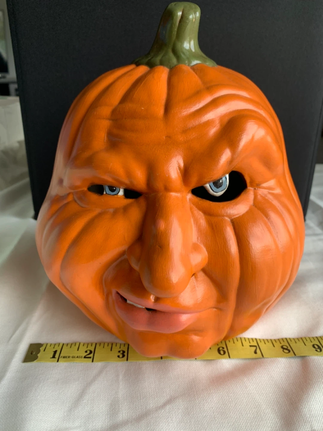 Vintage Scioto Ceramic Pumpkin  Signed 1998 Halloween Decor - photo 4