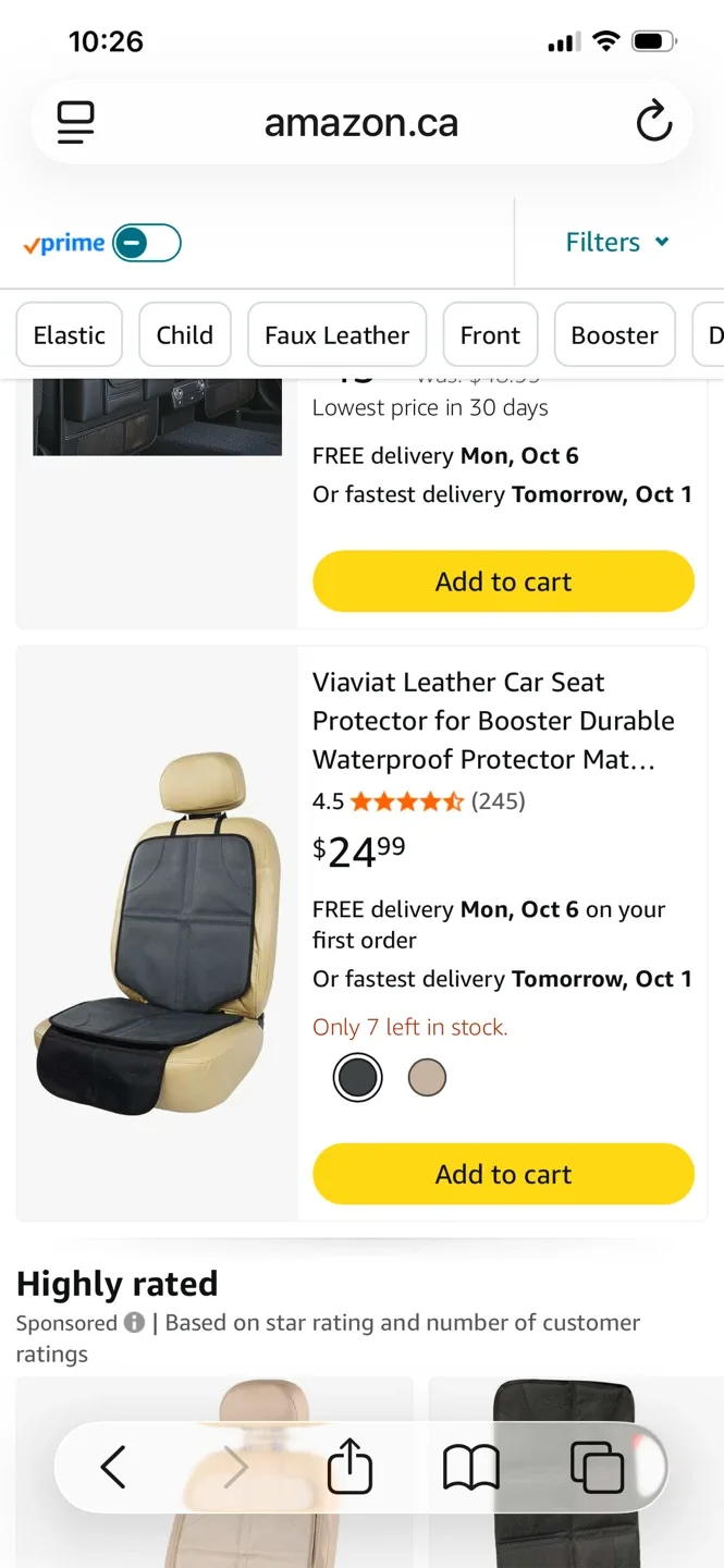 Vaviat Car Seat Protector Mat image indicator(5)