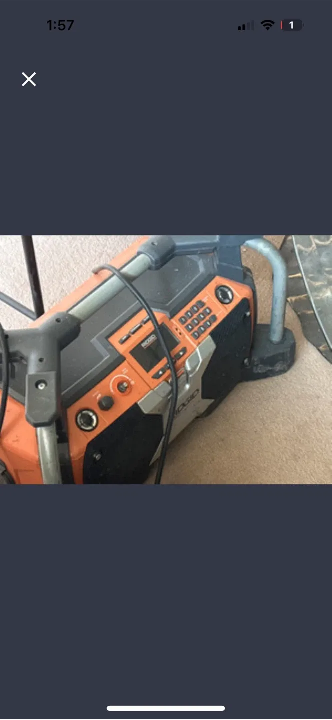 Ridgid Job site Radio