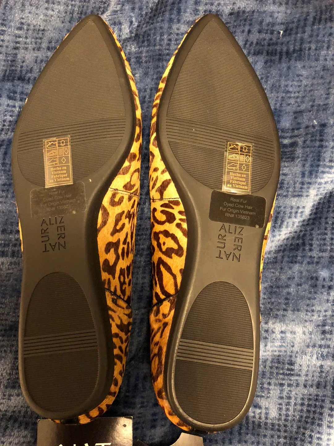 Naturalizer Aliz Rayna Cheetah Print Flats - Size 8M image indicator(5)