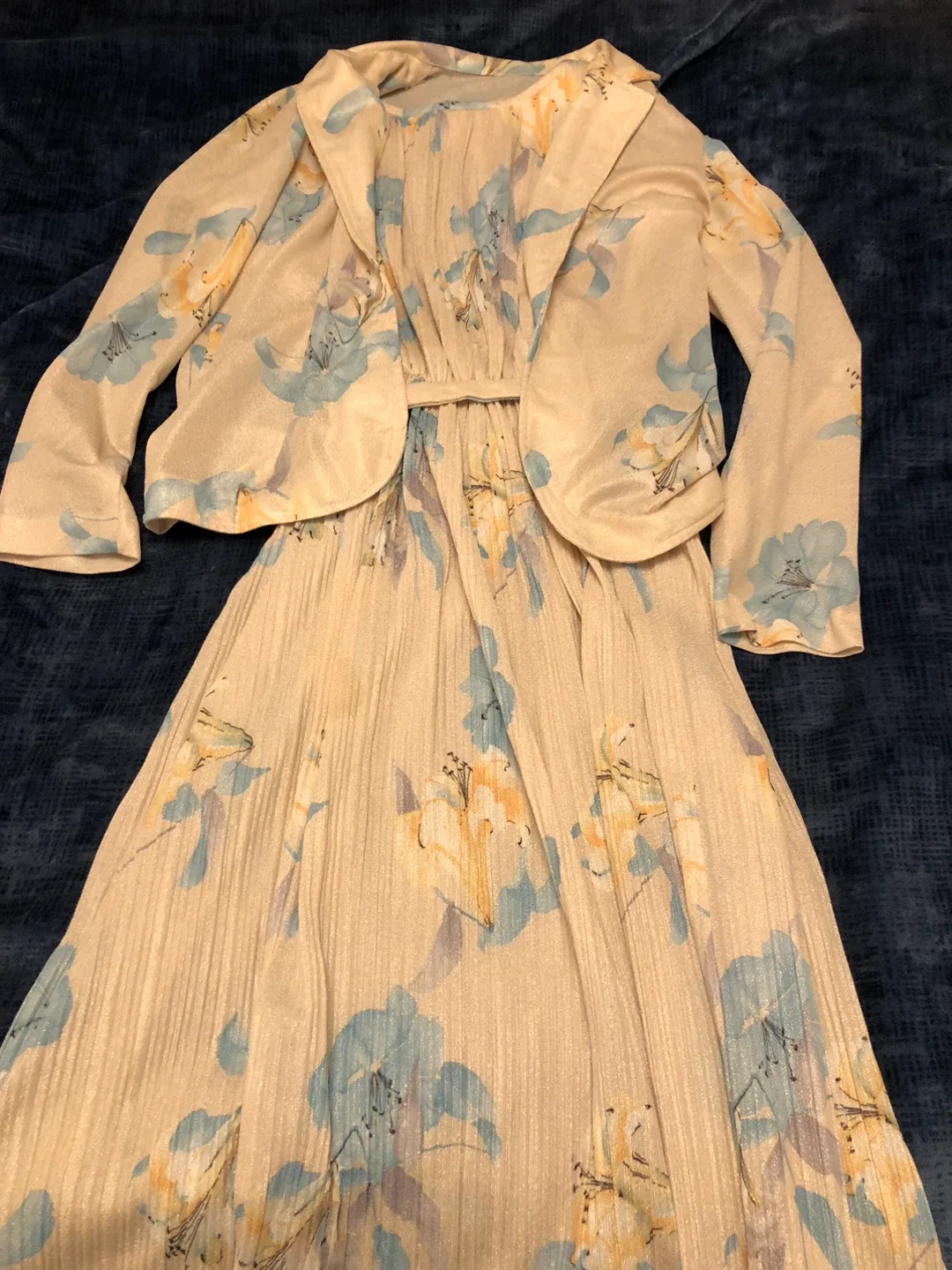 Matinée Floral Dress with Jacket image indicator(2)