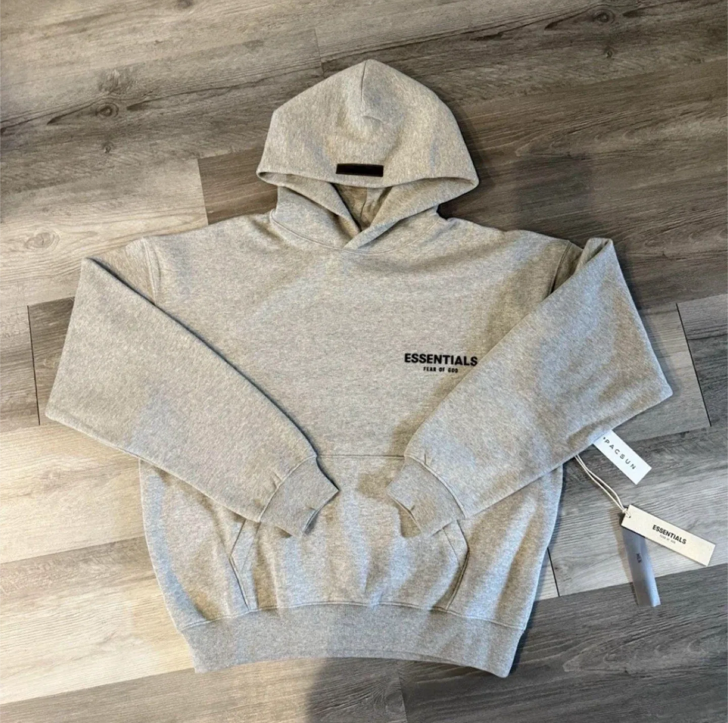 Essentials Fear of God Grey Hoodie thumbnail