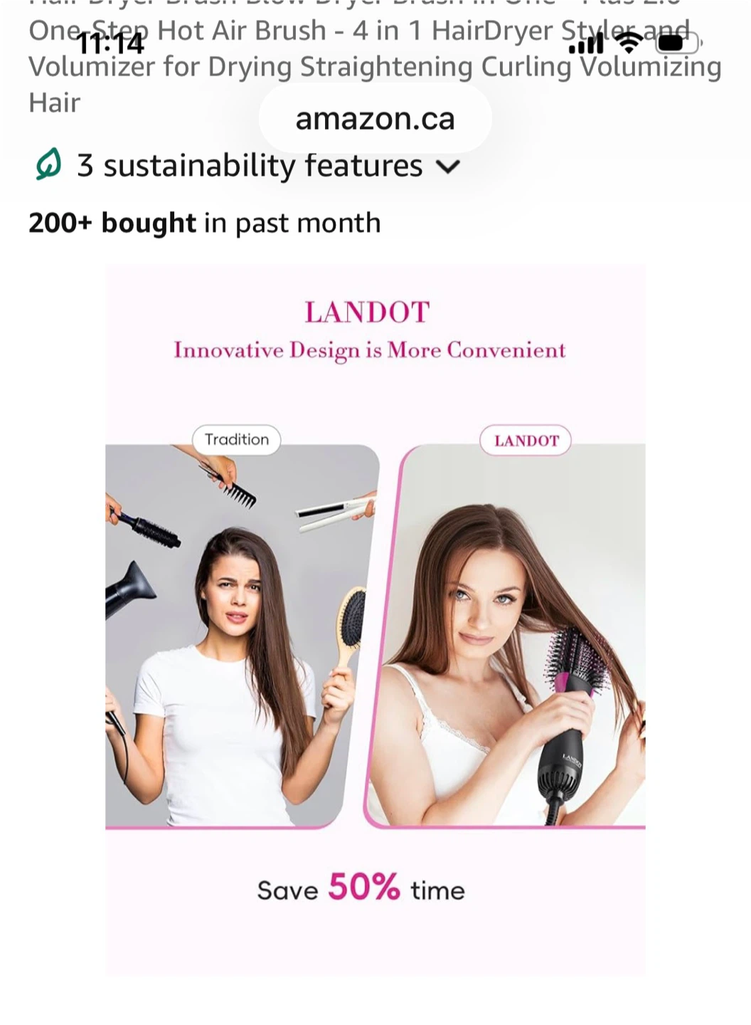 One Step Hair Dryer & Volumizer Hot Air Brush - photo 5