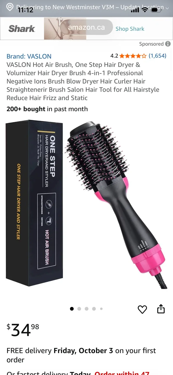 One Step Hair Dryer & Volumizer Hot Air Brush image indicator(4)