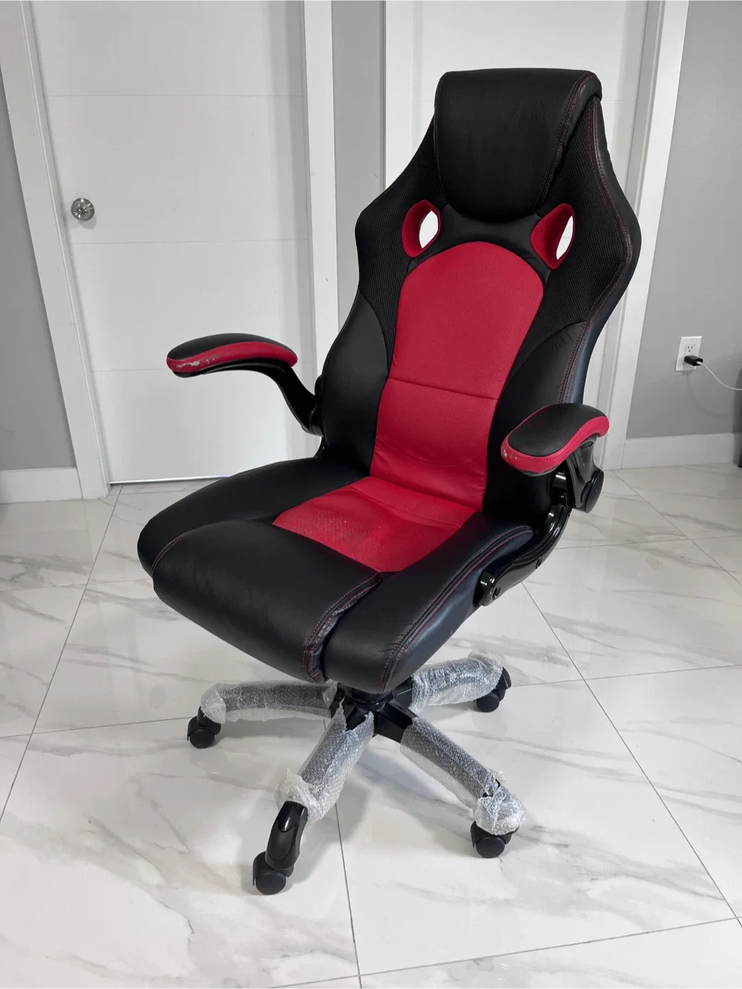 Gaming / Office Chair – Black & Red 🎮💺 image indicator(8)
