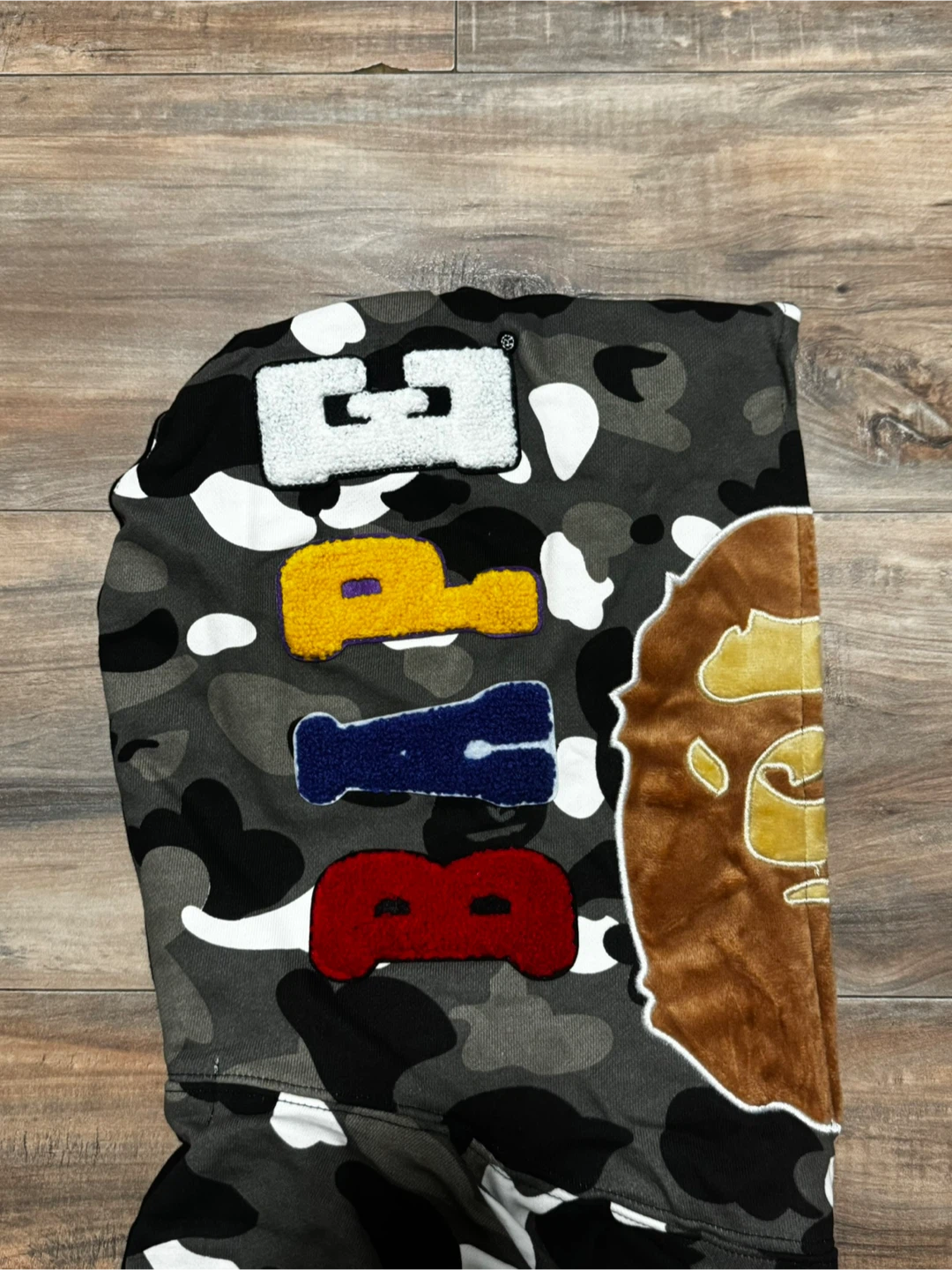 BAPE Funthera Militia Half Camo Hoodie - photo 4