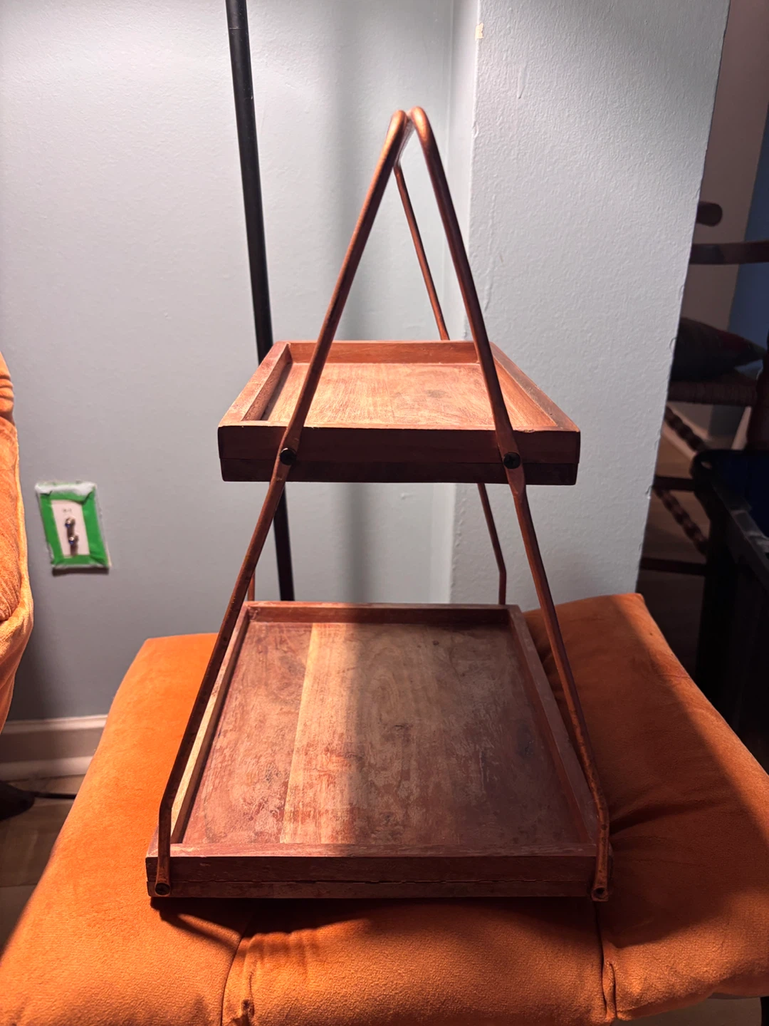 Wooden Two-Tier Serving Stand - photo 3