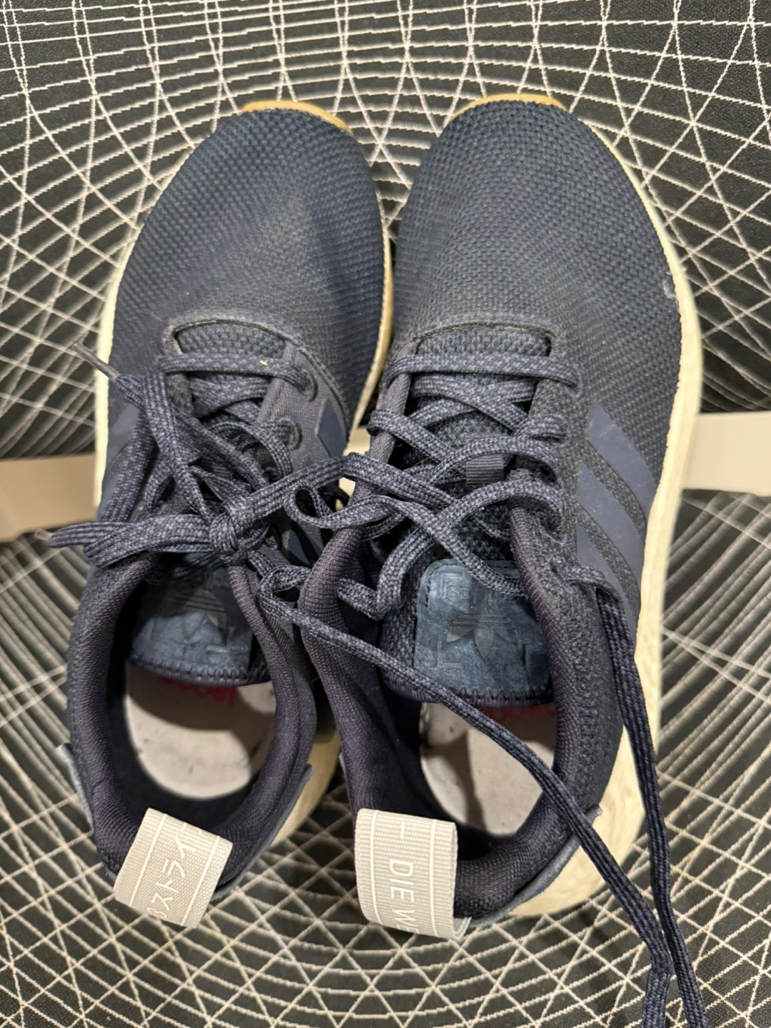 Adidas NMD R1 Navy Blue Sneakers - photo 3