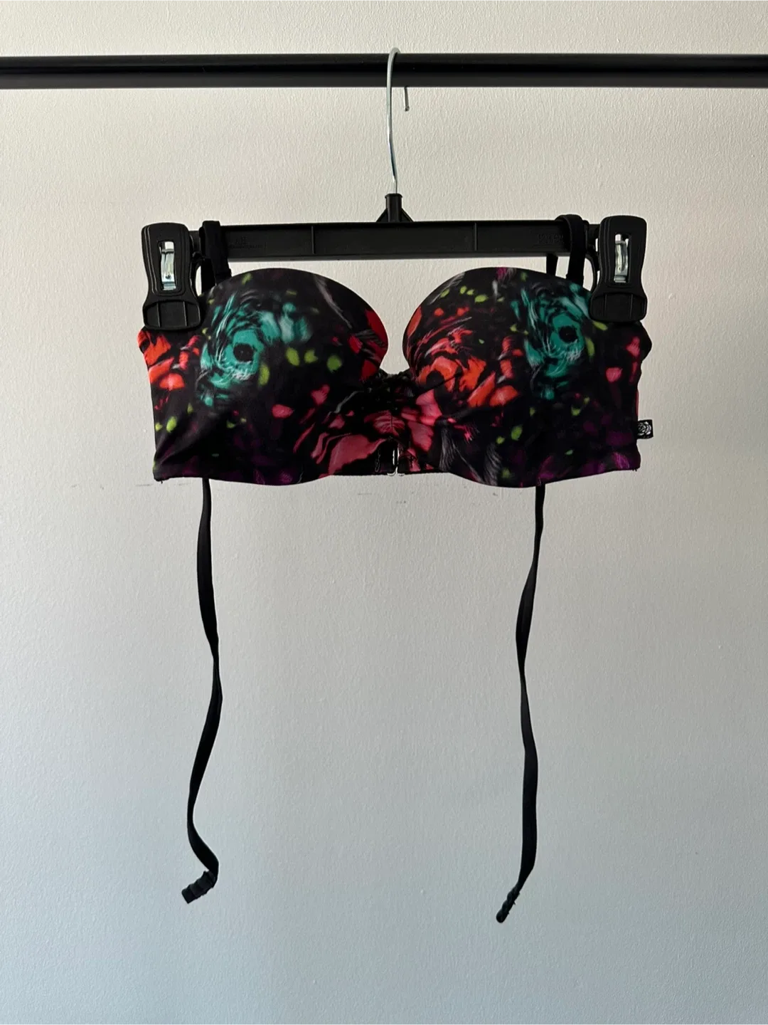 Floral Print Swim Top - Size 34B thumbnail