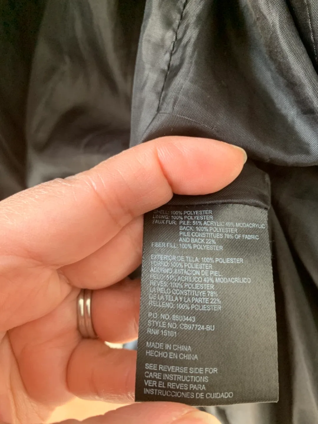 Girls Teen / Youth Hooded Winter Jacket (XL) image indicator(5)