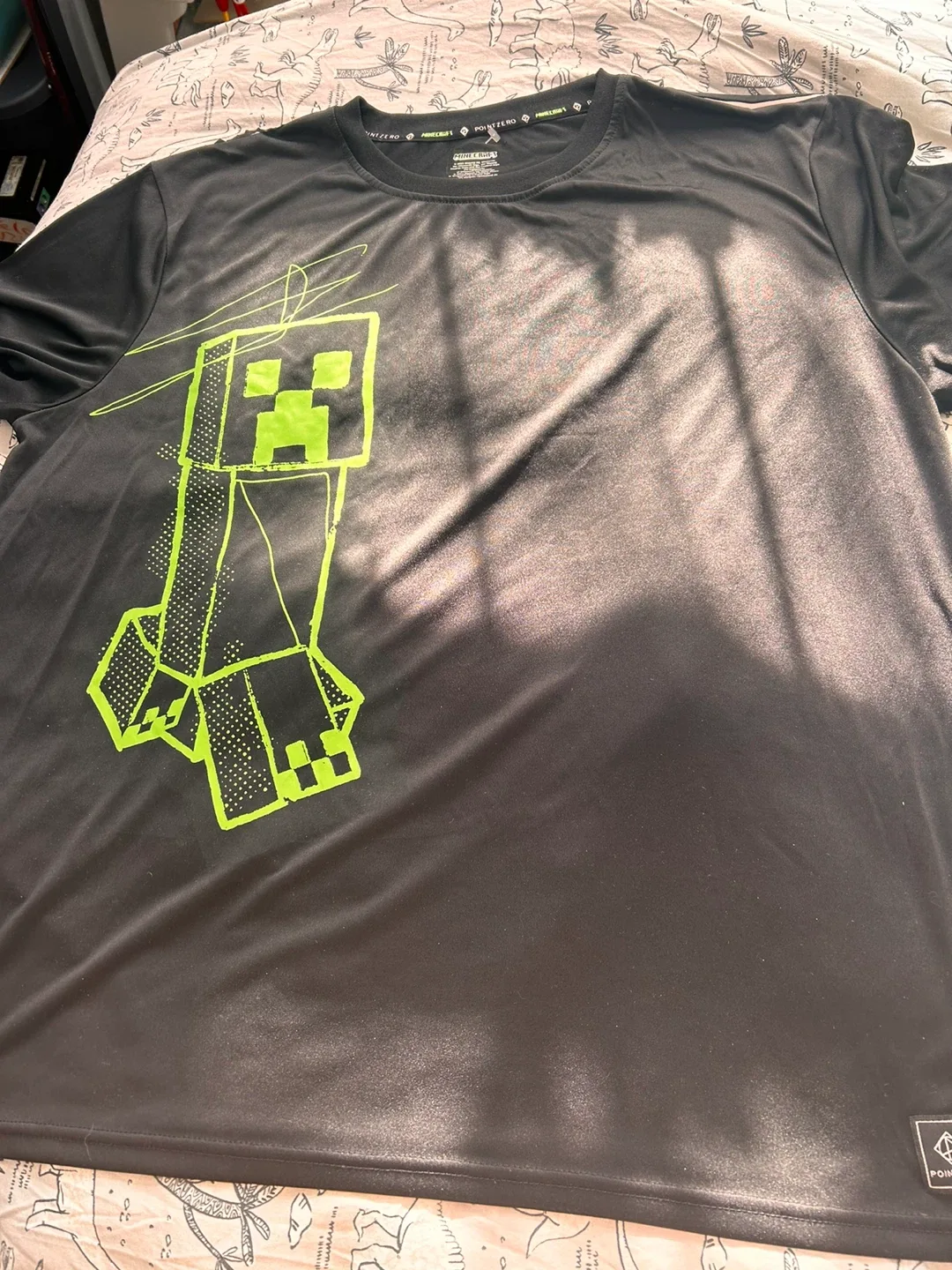 Minecraft x Point Zero Black T-Shirt image indicator(3)