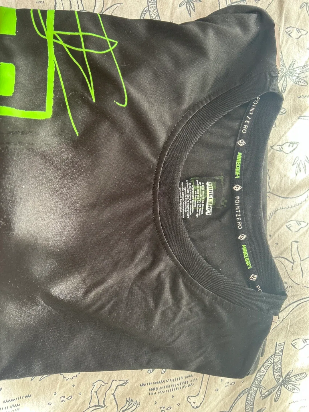 Minecraft x Point Zero Black T-Shirt image indicator(4)