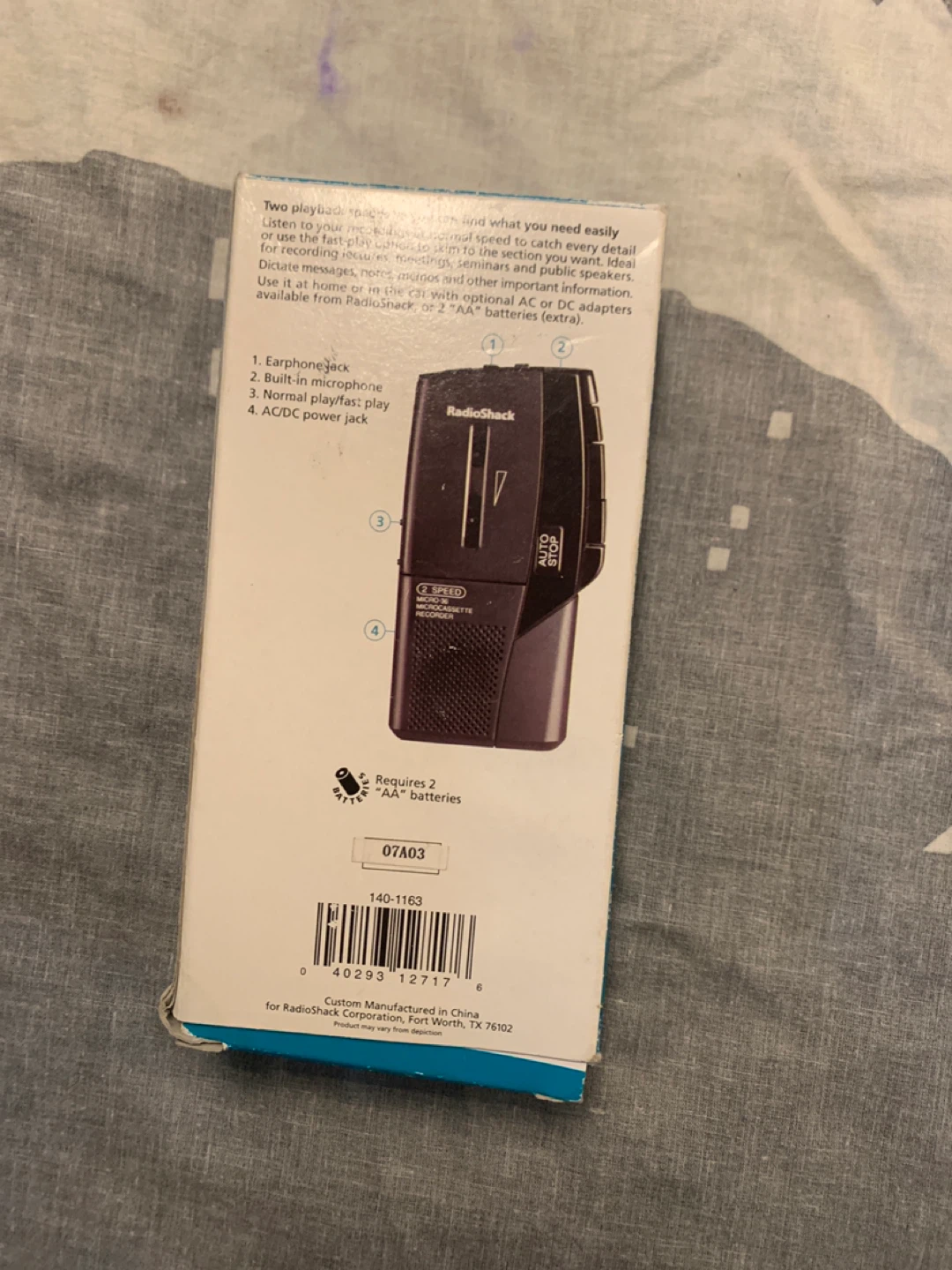 RadioShack 2-Speed Microcassette Recorder MICRO-36 - photo 2