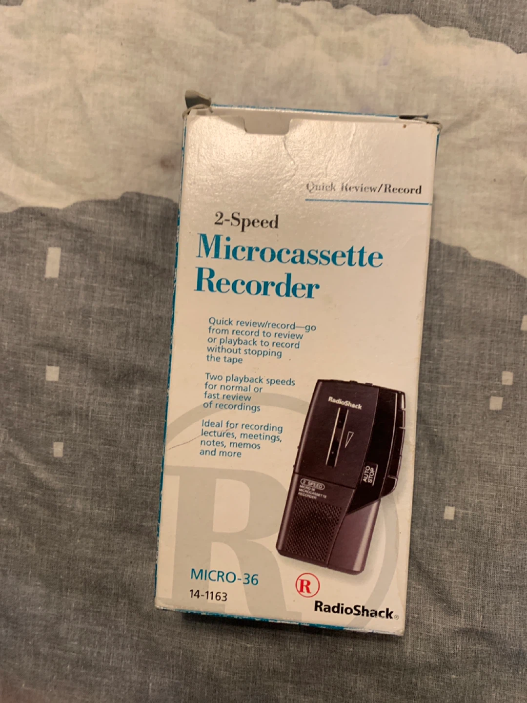 RadioShack 2-Speed Microcassette Recorder MICRO-36