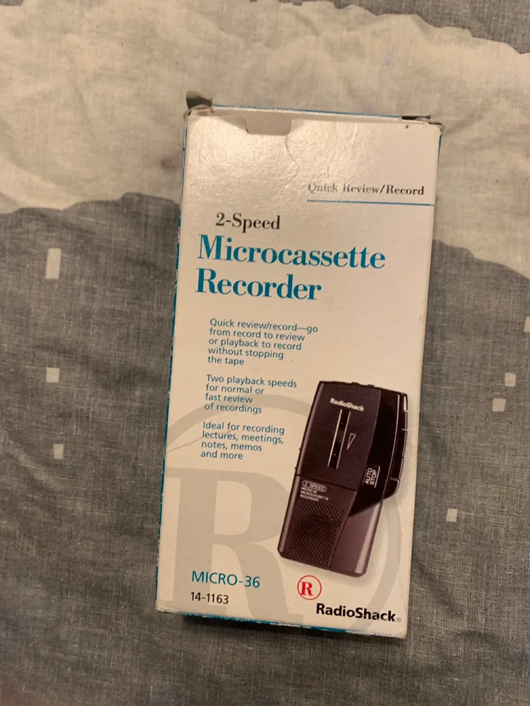 RadioShack 2-Speed Microcassette Recorder MICRO-36 thumbnail