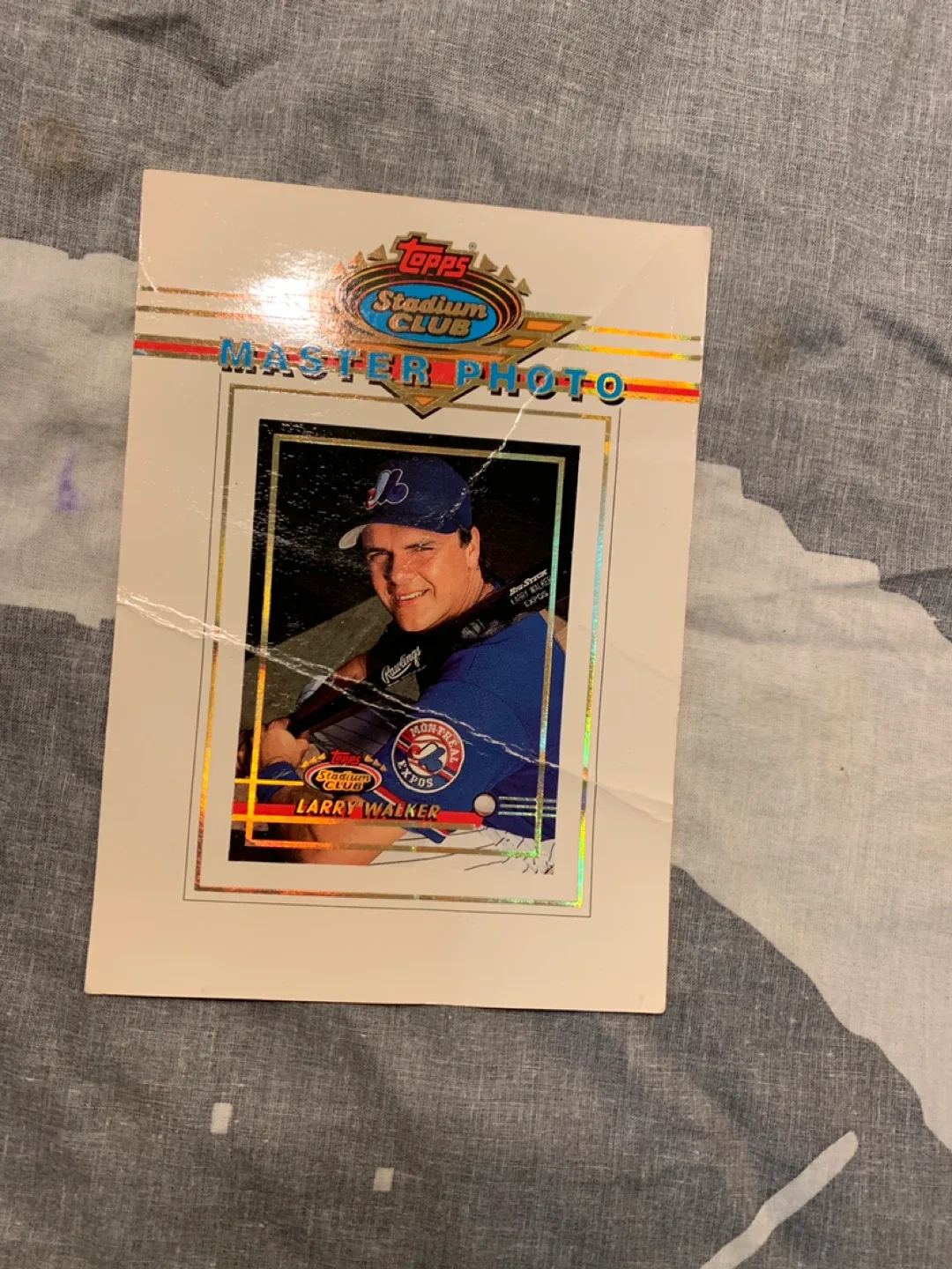 Topps Stadium Club Master Photo Larry Walker thumbnail