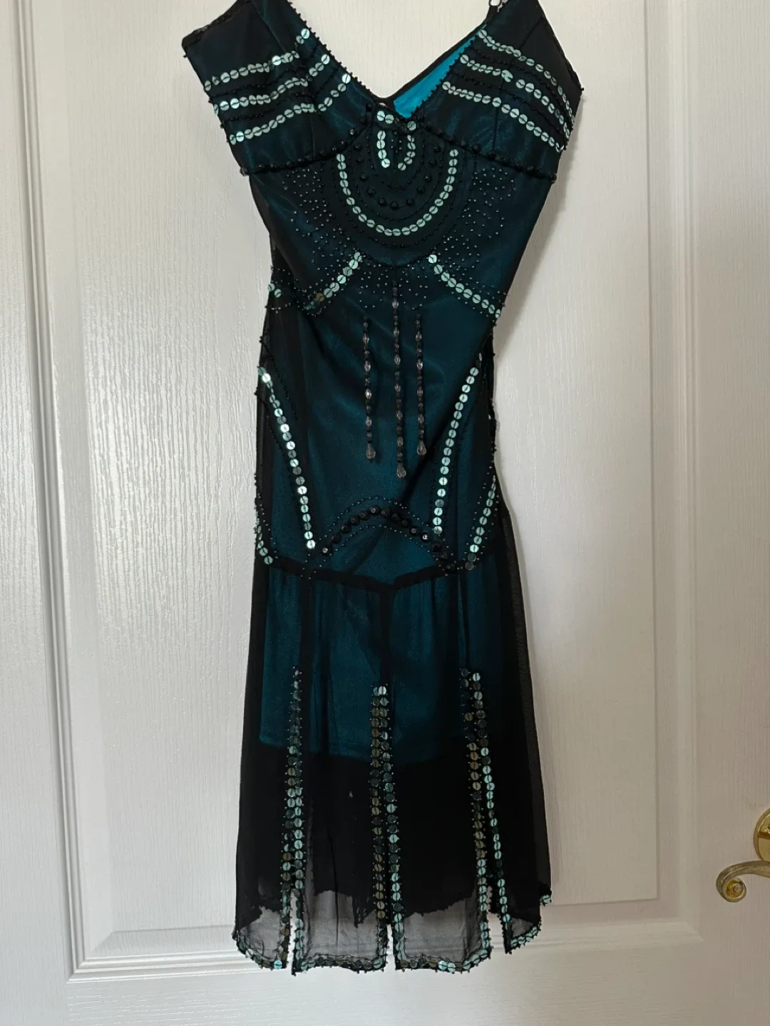 Emerald Green Sequin Dress image indicator(5)