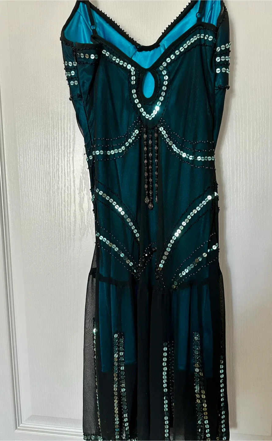 Emerald Green Sequin Dress image indicator(4)