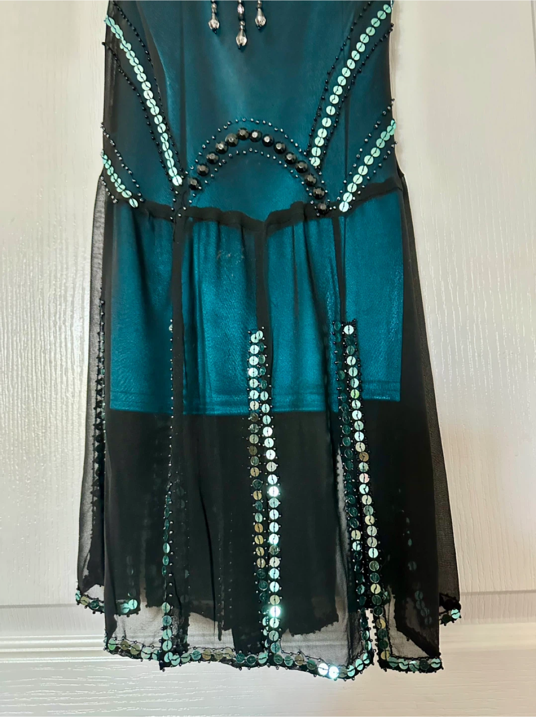 Emerald Green Sequin Dress - photo 3