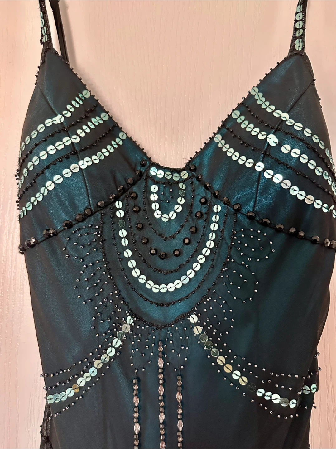 Emerald Green Sequin Dress - photo 2