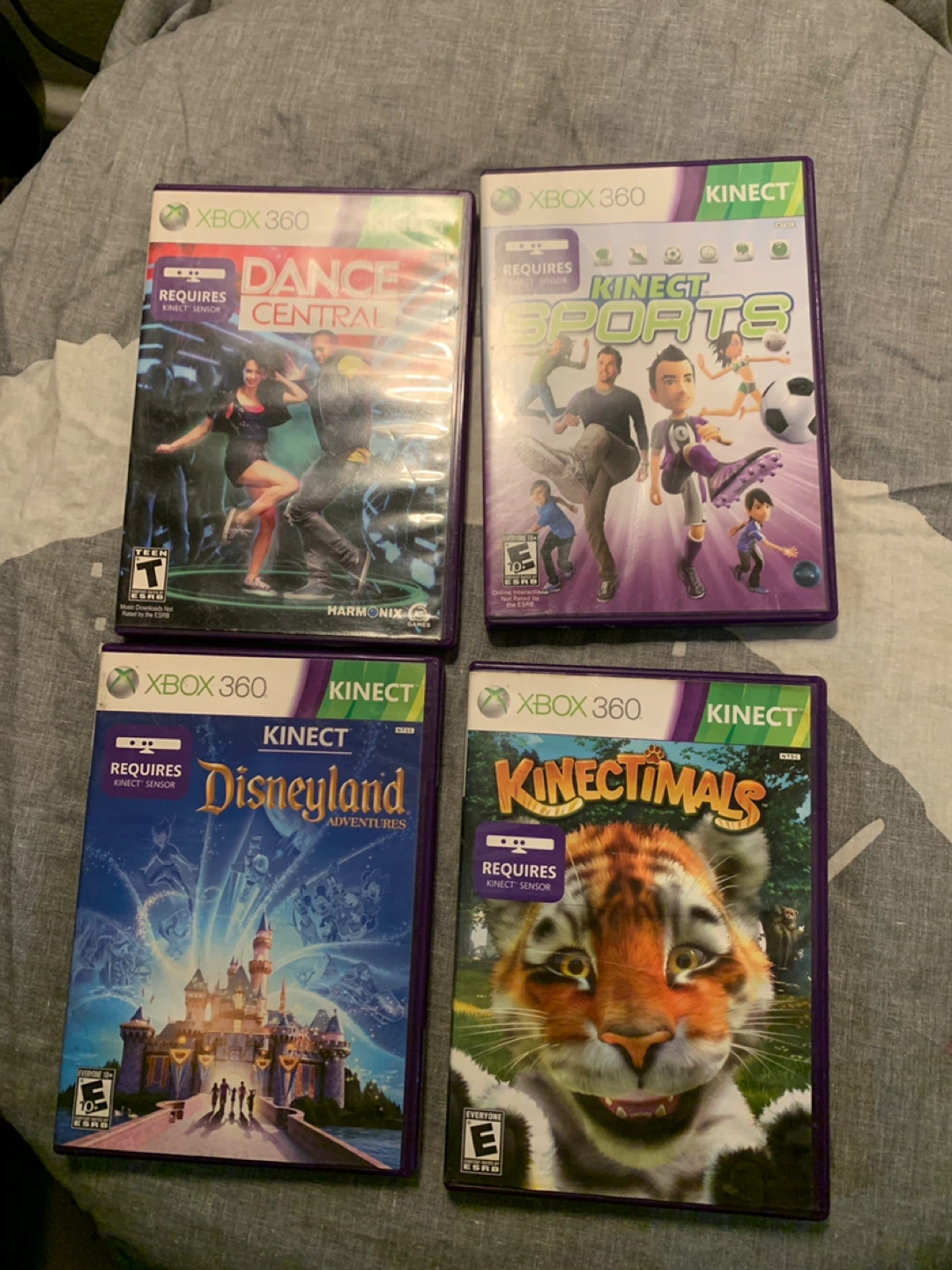 Xbox 360 Kinect Games Bundle