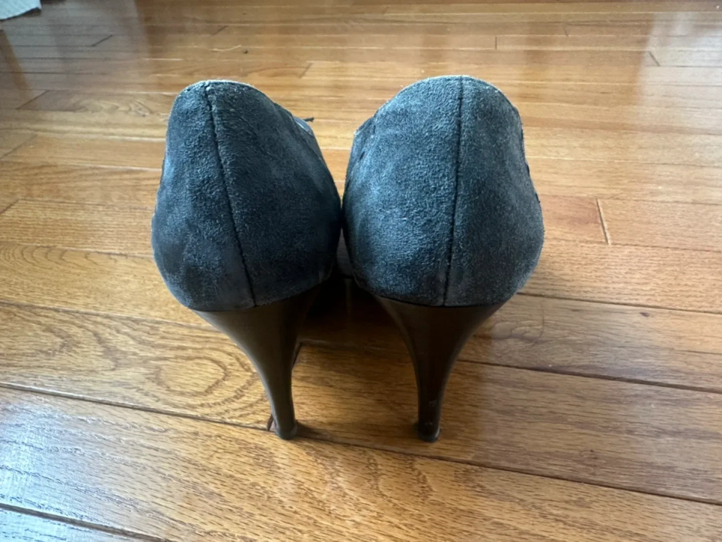 Circa Joan & David Gray Suede Heels image indicator(2)