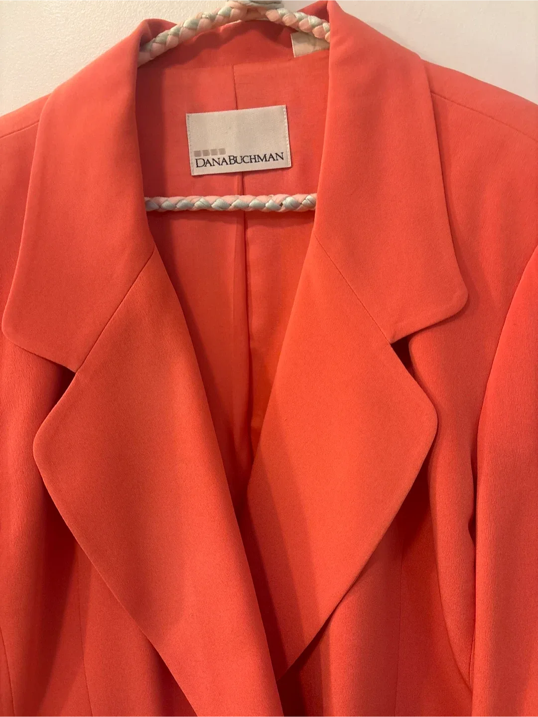 Dana Buchman Coral Blazer 100% Silk image indicator(4)