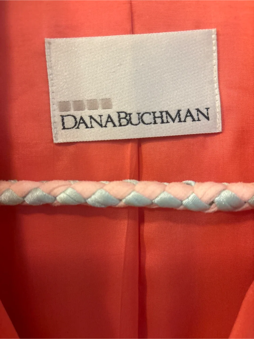 Dana Buchman Coral Blazer 100% Silk image indicator(2)
