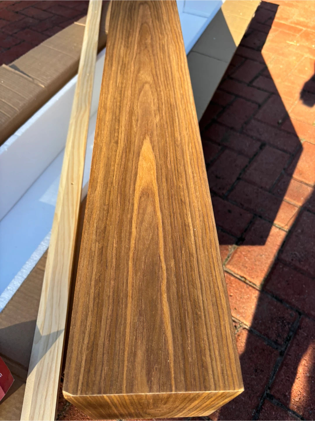 Premium Pine Fireplace Mantel with Floating Bracket (New) - photo 4