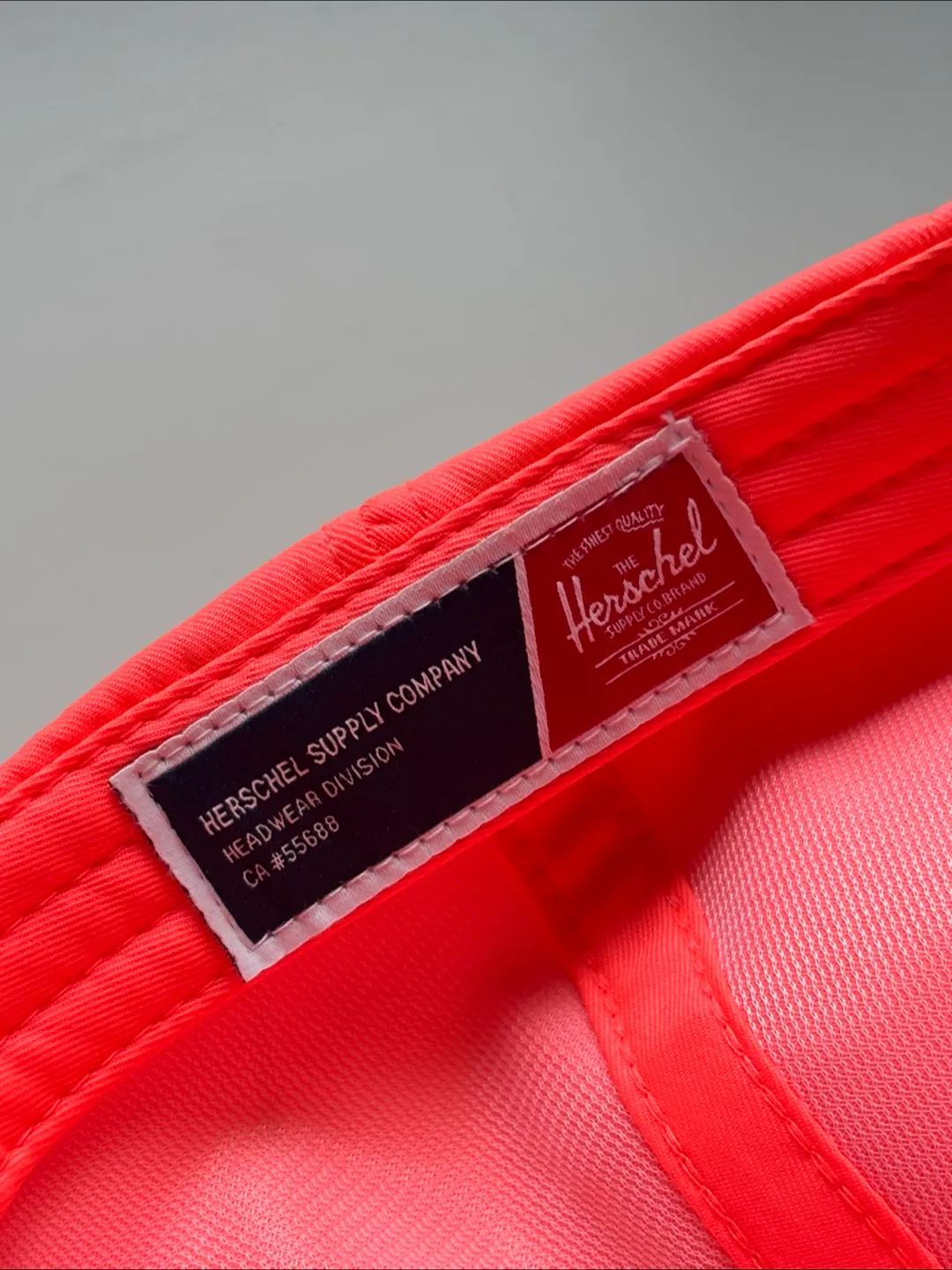Herschel Supply Co. Coral Baseball Cap image indicator(6)