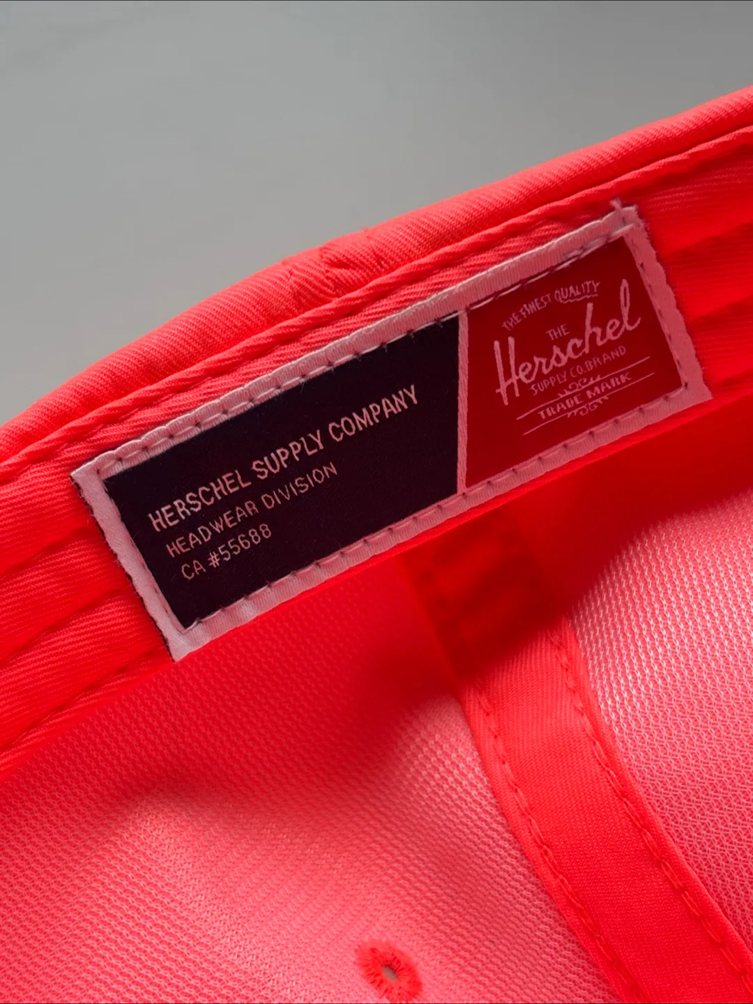 Herschel Supply Co. Coral Baseball Cap image indicator(4)