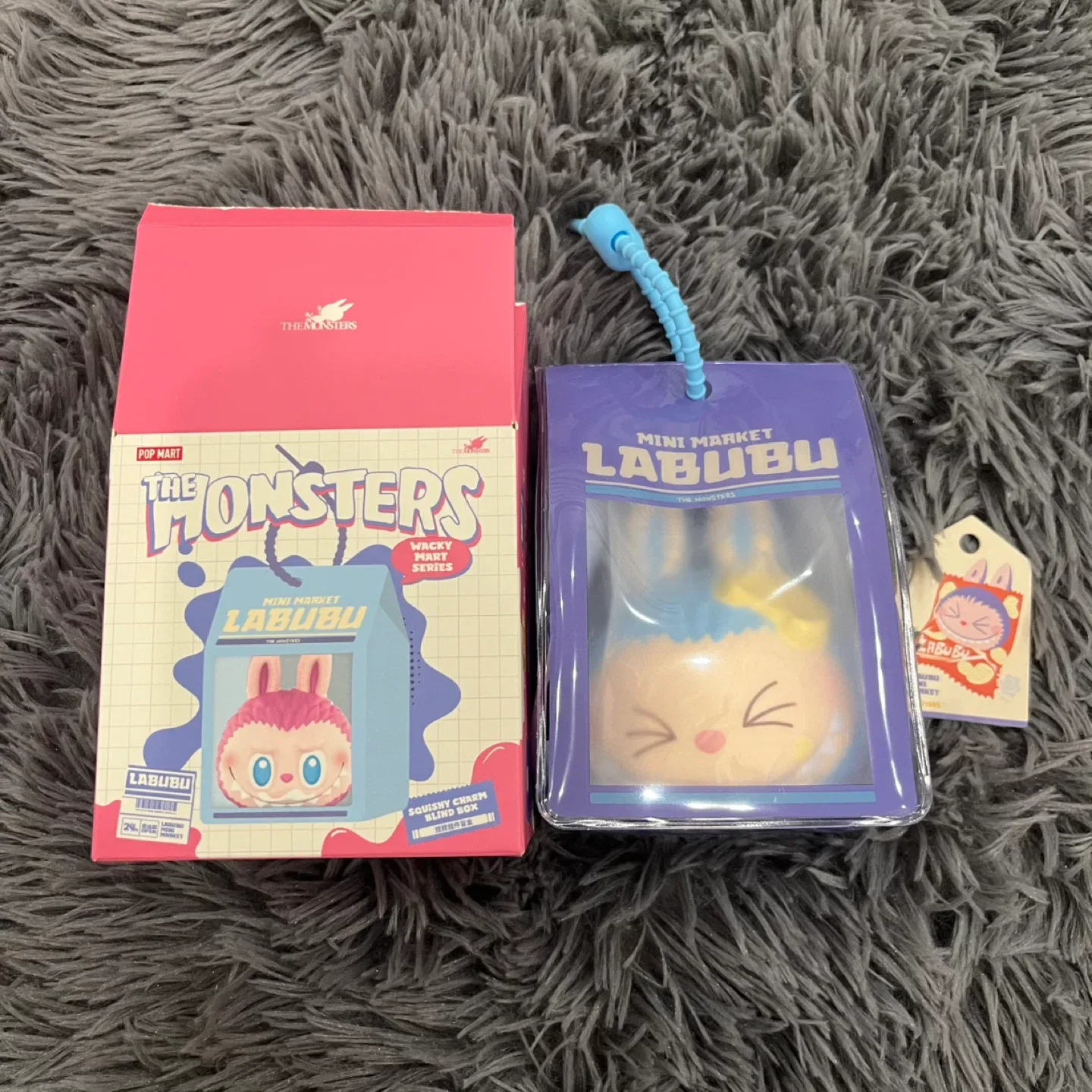 BNIB Pop Mart Labubu Wacky Mart Pinch Pendant Blind Box - Chips thumbnail