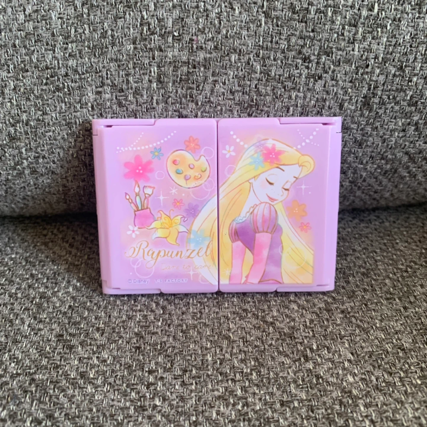 Japan Disney Princess Mini 3-sided mirror Rapunzel Tangled - photo 3