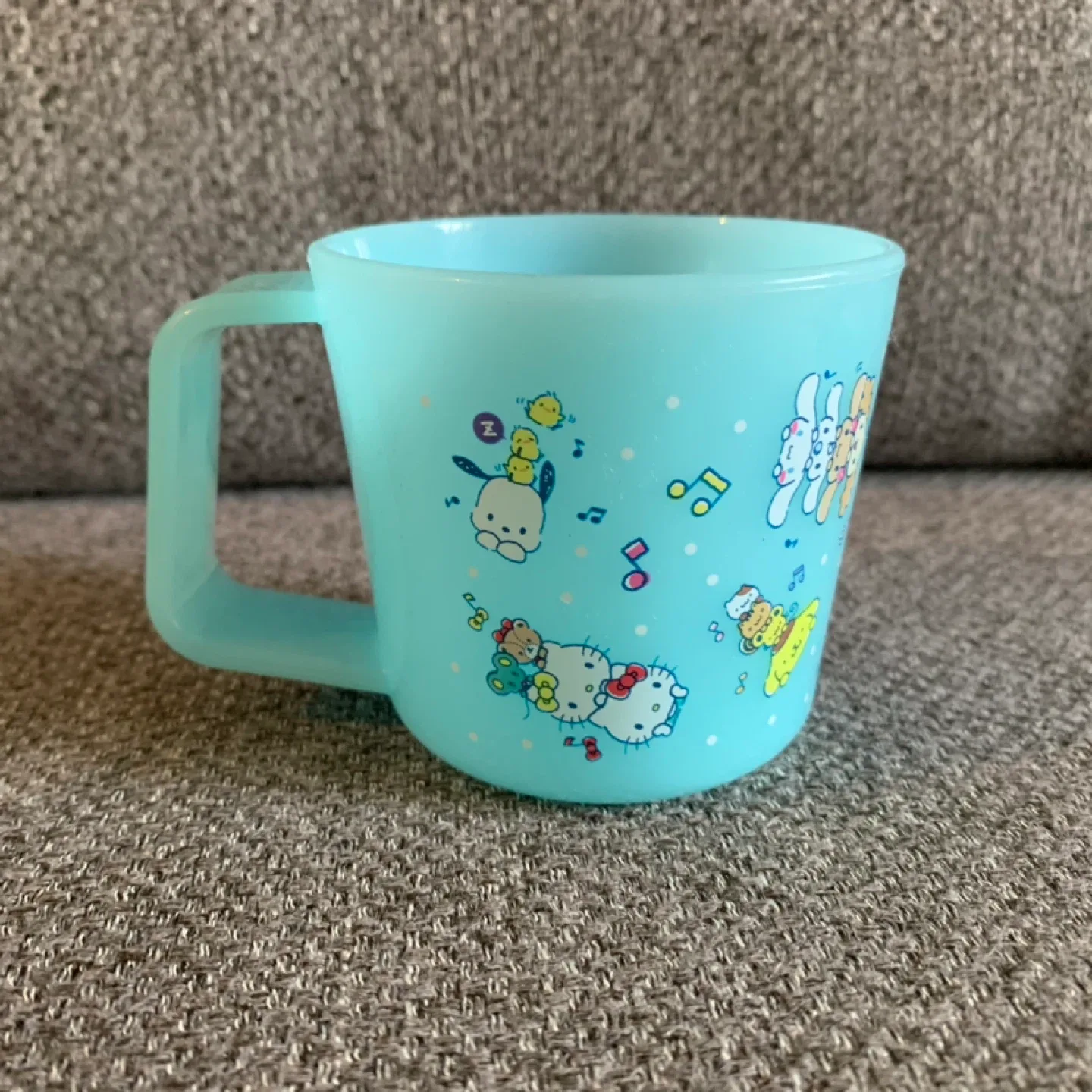 BNWT Japan Sanrio Characters Kids Plastic Cup With Handle 170ml thumbnail